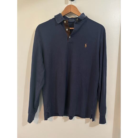 Polo Ralph Lauren Other - Polo by Ralph Lauren Classic Fit Navy Long Sleeve Polo Shirt Medium